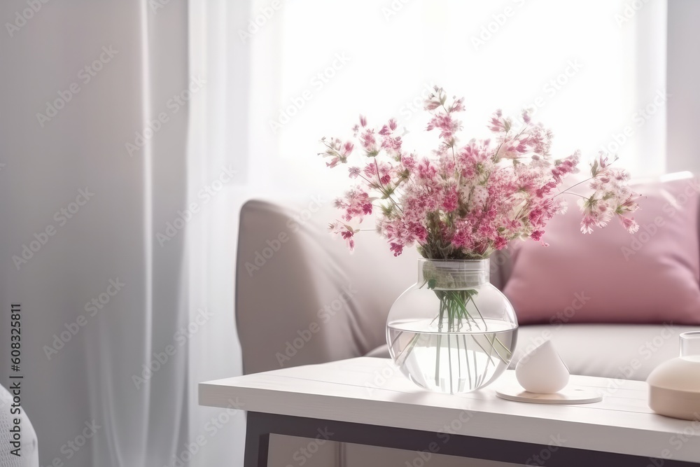 Luxurious Elegant Living Room Decor. Generative AI Luxurious Elegant Living Room Decor. Generative AI