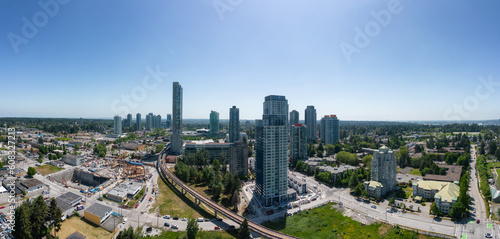 Residential Homes and Buildings near Surrey Central, Vancouver, BC, Canada photo