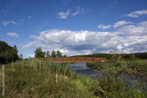 Fototapeta Naklejka Na Ścianę i Meble -  Torgelow, Ueckerbrücke am Ukranenland