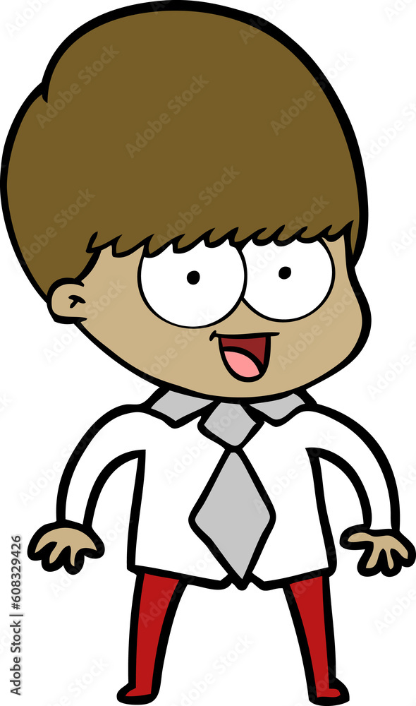 happy cartoon boy happy cartoon boy