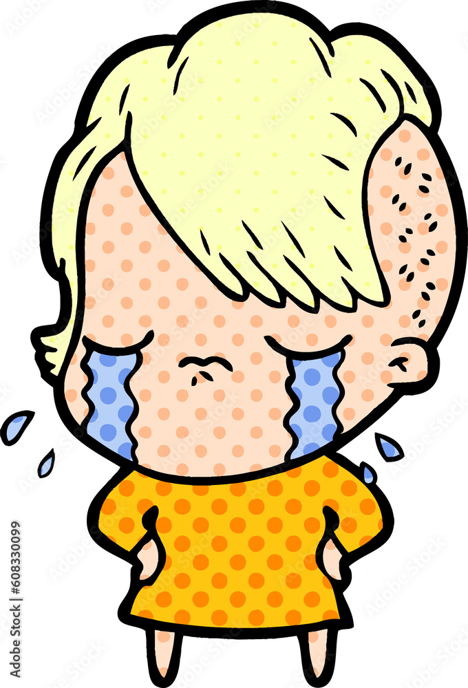 cartoon crying girl cartoon crying girl
