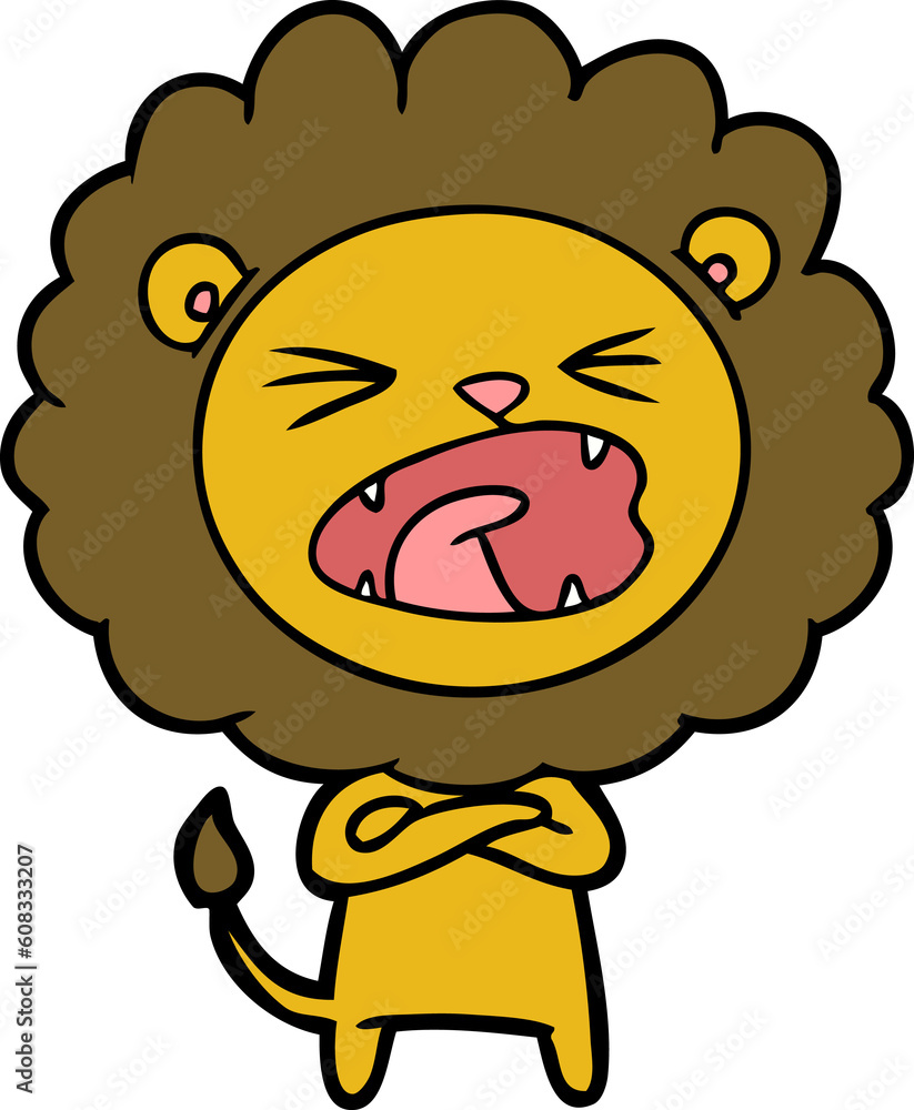 cartoon lion cartoon lion