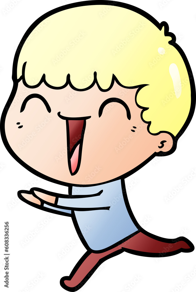 cartoon happy man cartoon happy man