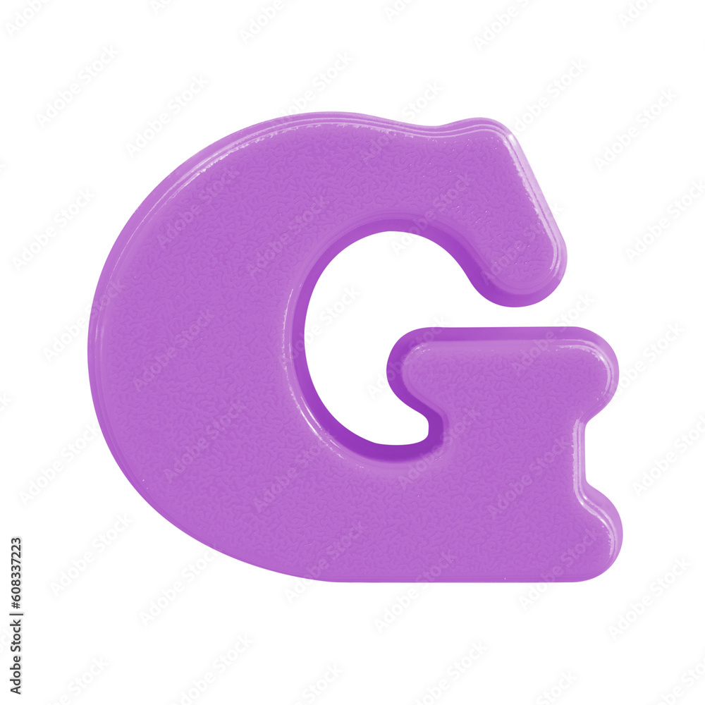 letter G uppercase alphabet plastic with Clipping path letter G uppercase alphabet plastic with Clipping path