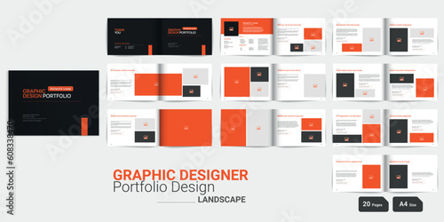 Graphic Designer Portfolio Design Portfolio Layout Design 