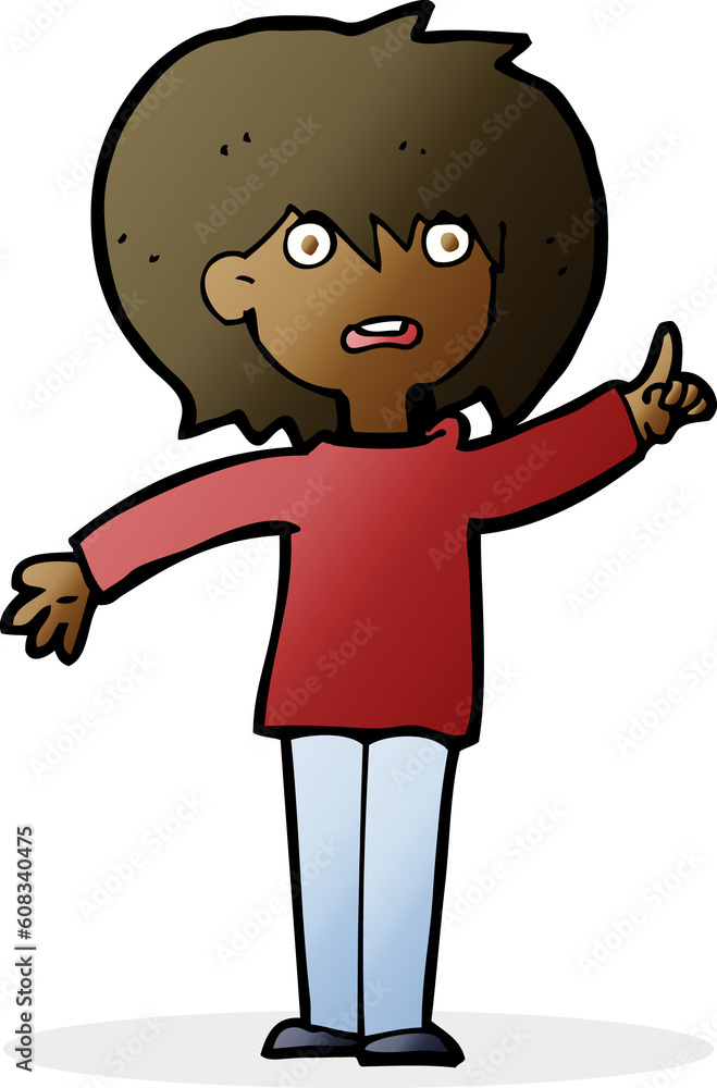 cartoon woman asking question cartoon woman asking question
