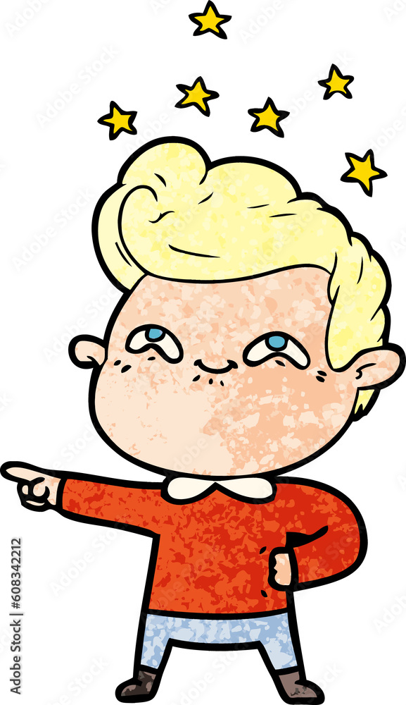cartoon excited man cartoon excited man