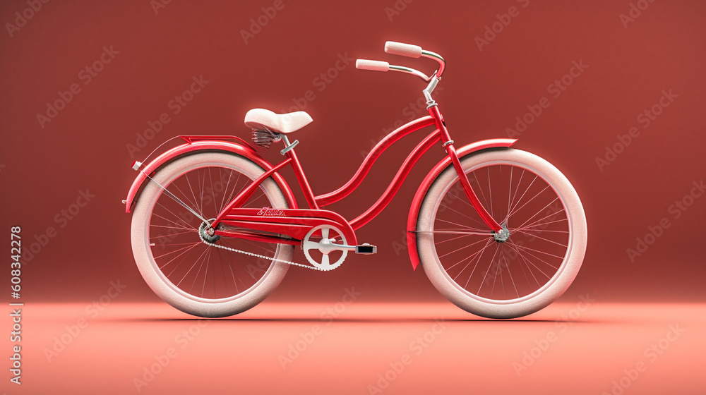 Obraz premium 3d bycicle ai generative