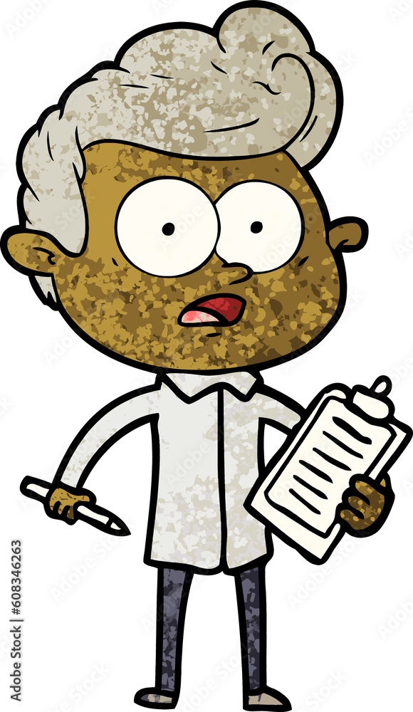 shocked cartoon salesman shocked cartoon salesman