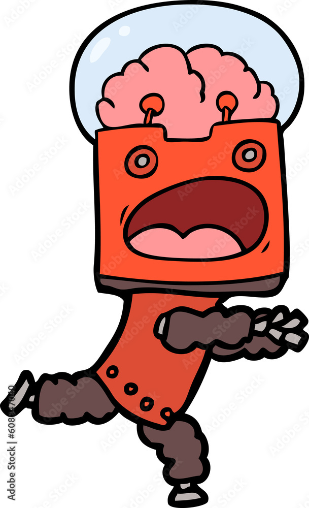 Obraz premium cartoon robot