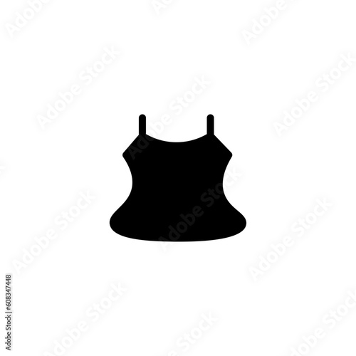 blouse cloth dress solid icon