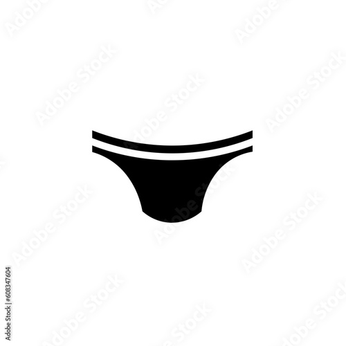 bikini panties underwear solid icon