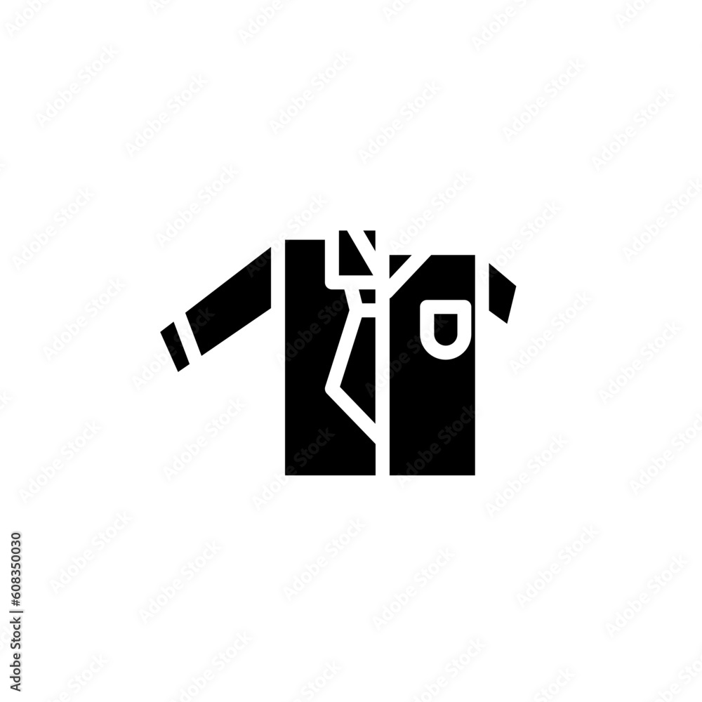 business casual man solid icon business casual man solid icon