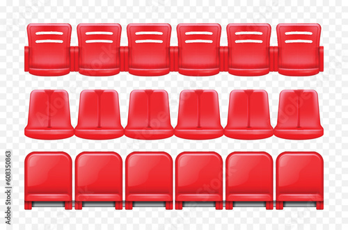 Stadium Tribune Rows Set