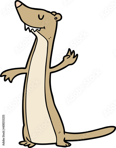 Photos cartoon weasel