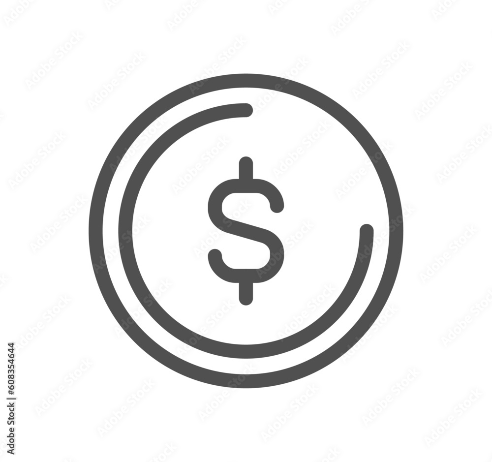 Finance related icon outline and linear vector. Finance related icon outline and linear vector.