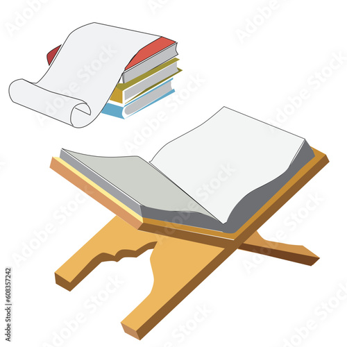 vector  book lauh east scientists asia science history