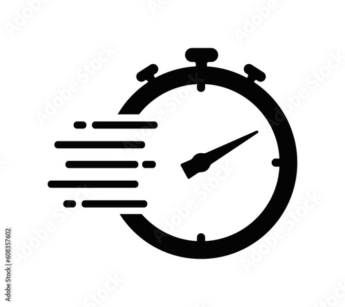 timers stopwatch speed fast symbol icon vector design	