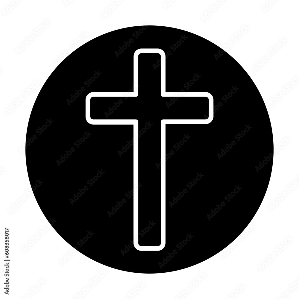 Fototapeta premium salib icon