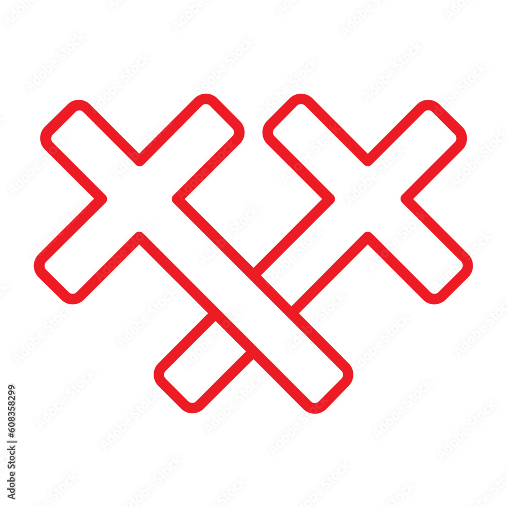 Fototapeta premium salib icon