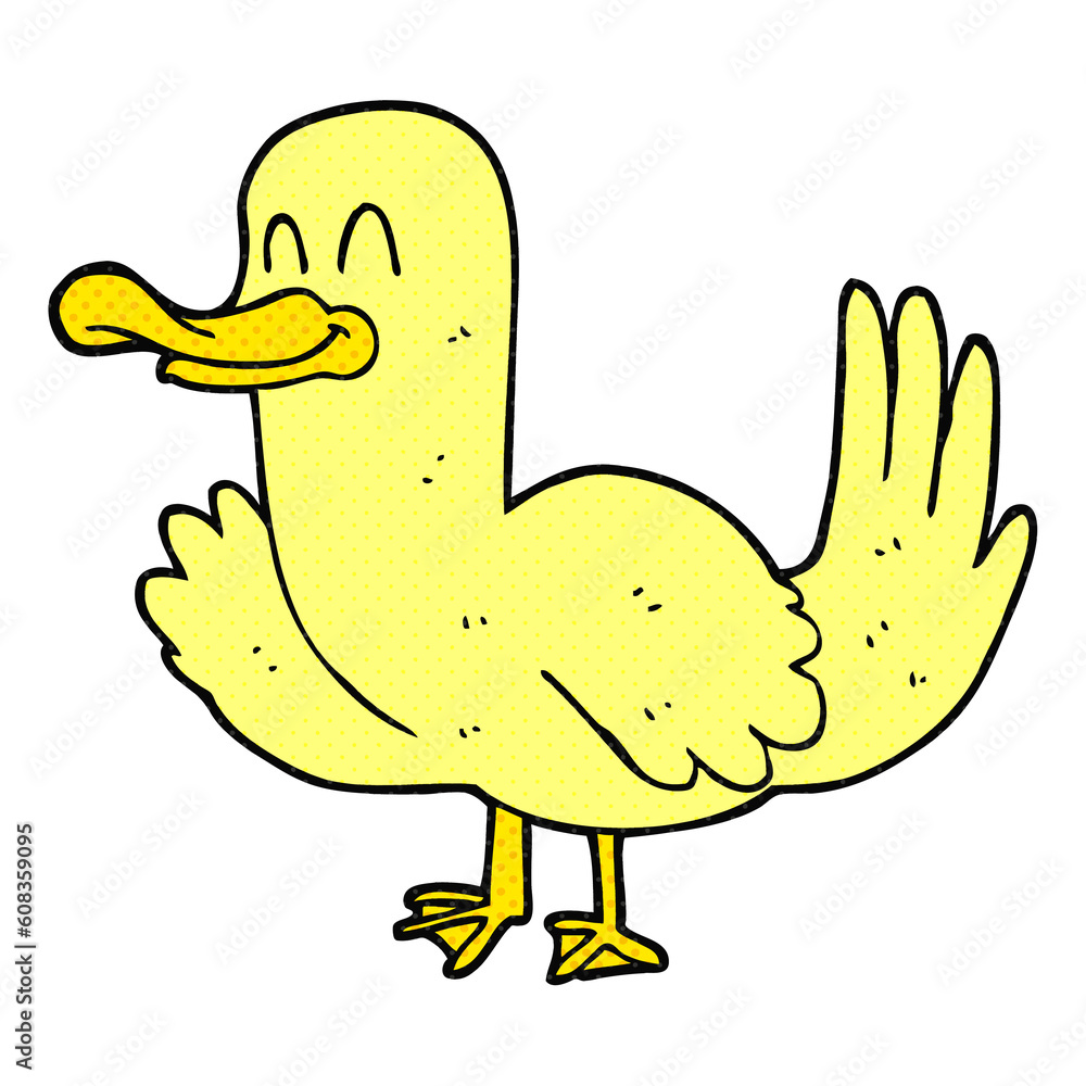 freehand drawn cartoon duck freehand drawn cartoon duck
