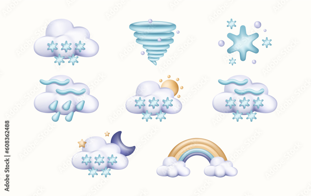 Obraz premium Weather Illustration