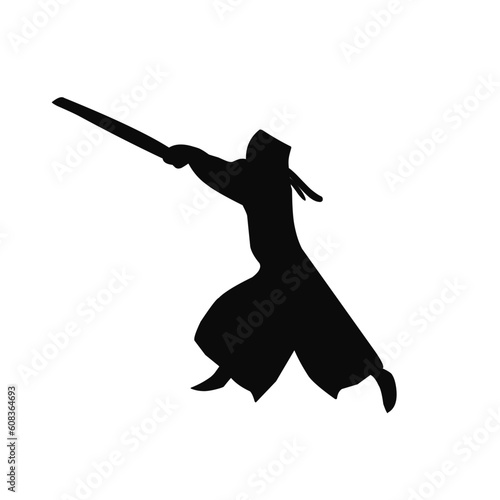 Kendo Fighter Silhouette 