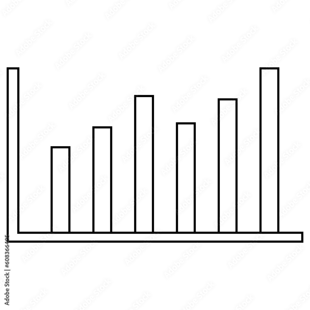 Graph icon vector. Diagram illustration sign. Profit symbol or logo. Graph icon vector. Diagram illustration sign. Profit symbol or logo.