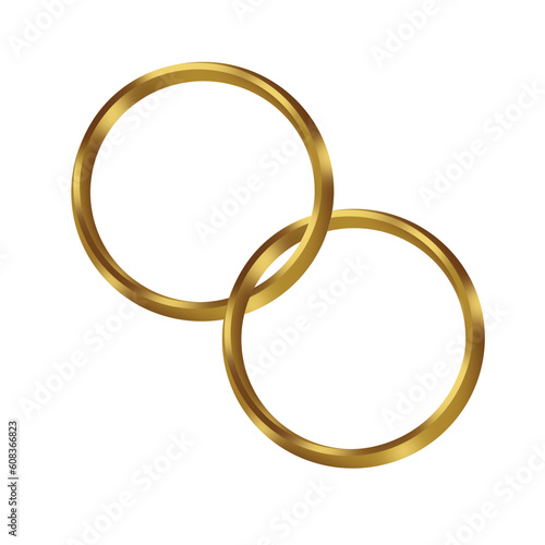 Wallpaper Mural Circle gold frame. Luxury border. Torontodigital.ca