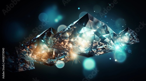 <Diamanten und Perle als Hintergrund