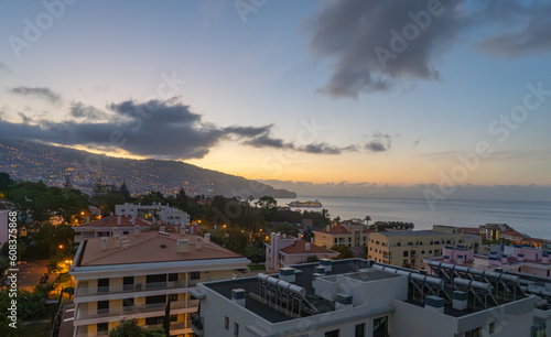 early morning in Funchal on Madeira island