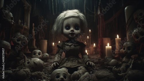 Horror toy doll