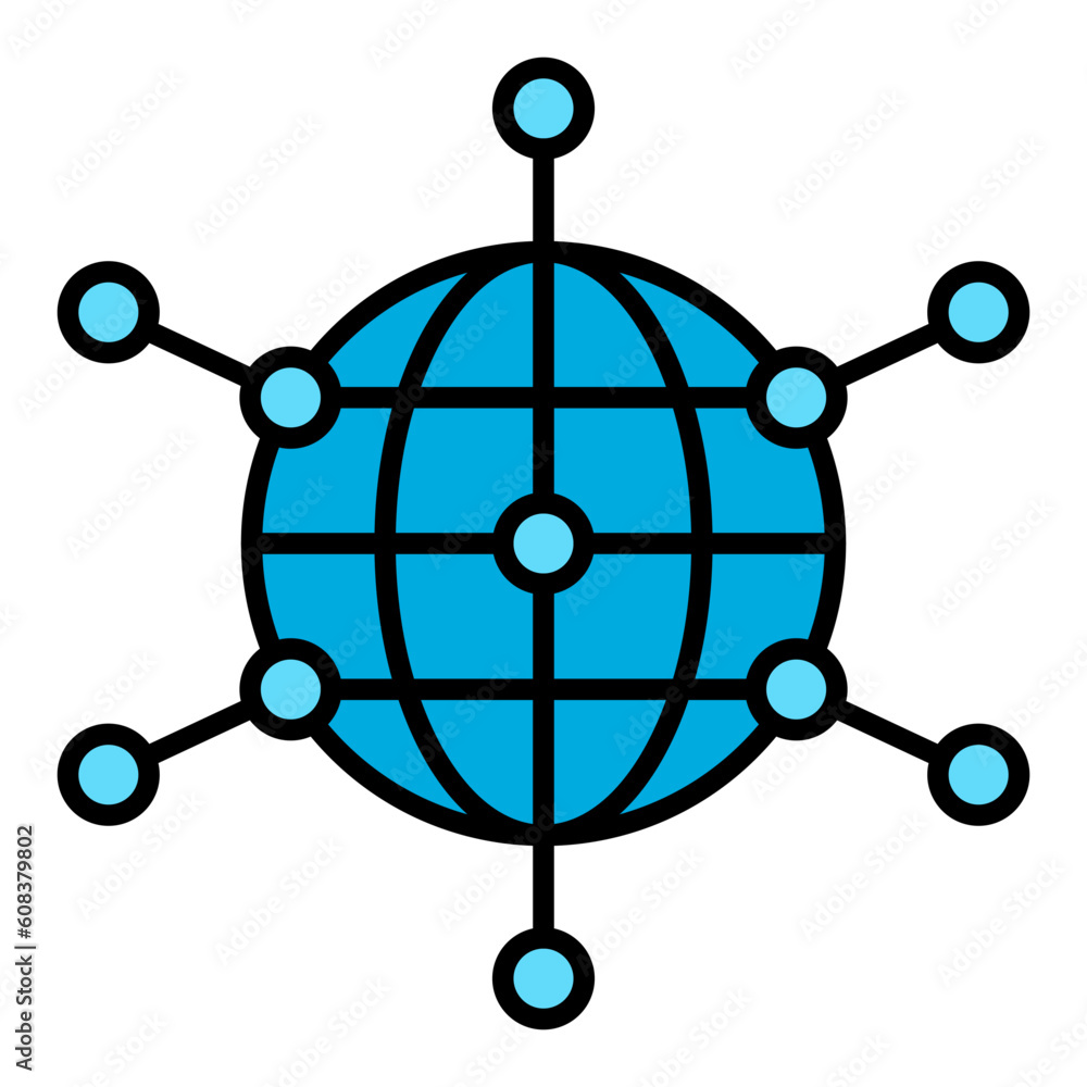 Global Network Icon Global Network Icon