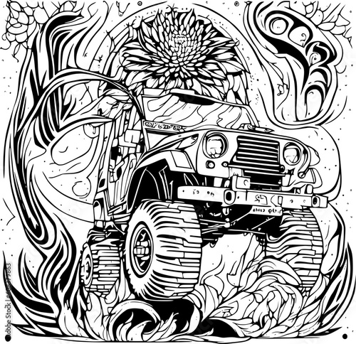 illustration of a truck