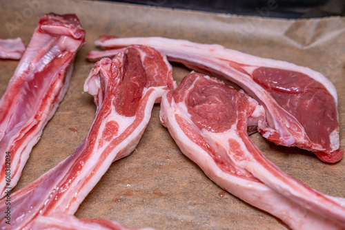 no spicy raw meat in the oven tray