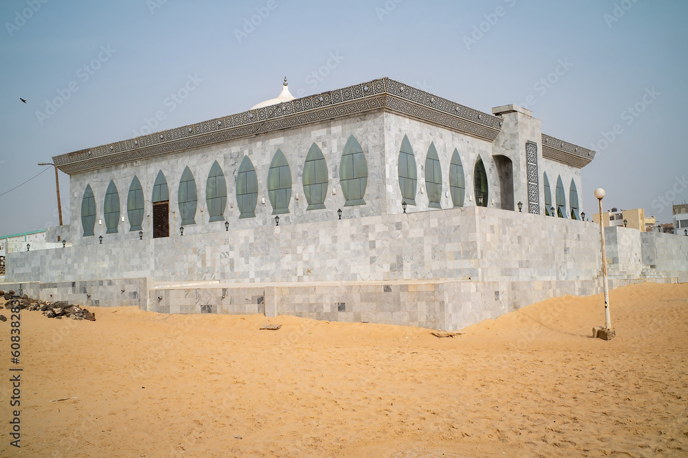 le mausolée des Layennes à Yoff dans la banlieue de Dakar au Sénégal en Afrique de l'Ouest