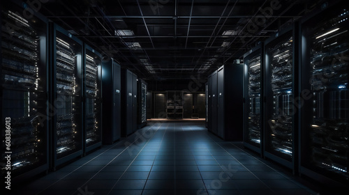 Inside the Data Center. Where Information Never Sleeps. Generative AI
