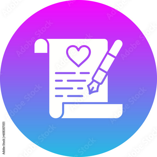 Wedding Contract Icon
