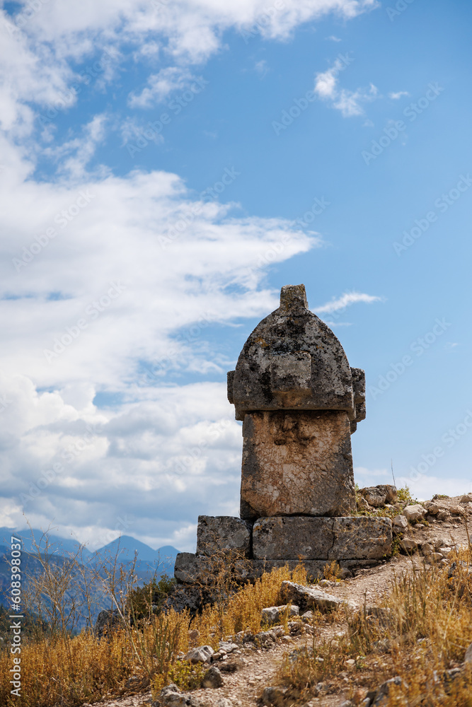 Time-Weathered Rock Tombs of Tlos, Turkey Time-Weathered Rock Tombs of Tlos, Turkey