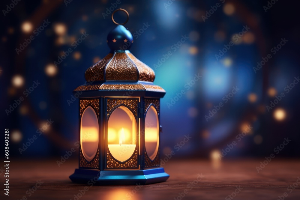 Ramadan celebration background illustration. Generative AI Ramadan celebration background illustration. Generative AI