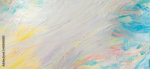 Canvas-taulu Abstract paint strokes and smudges background