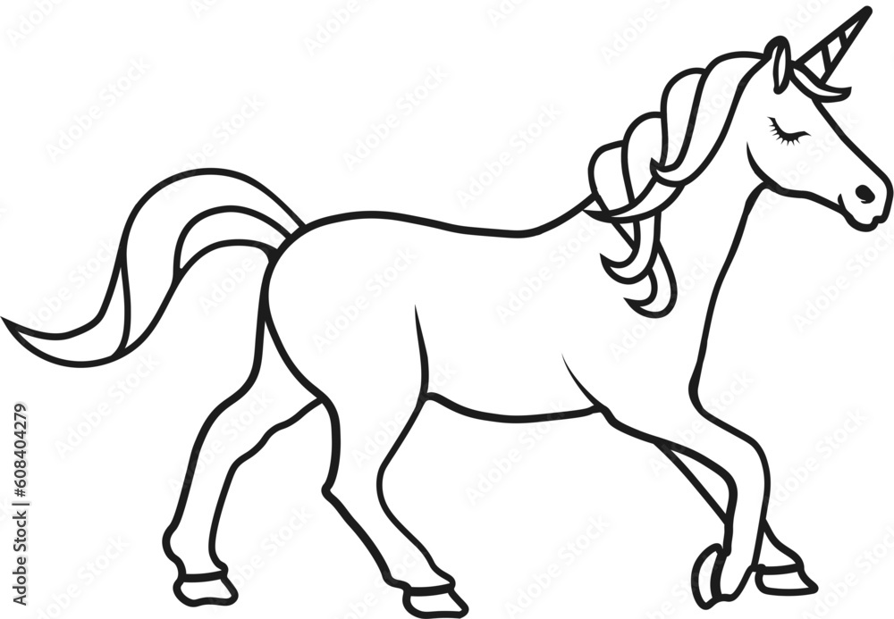 Obraz premium unicorn horse