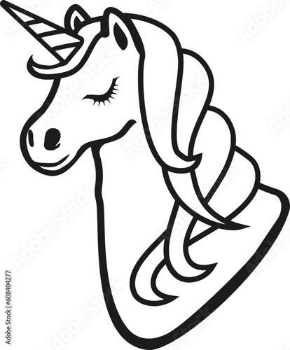 Fototapeta Naklejka Na Ścianę i Meble -  unicorn horse