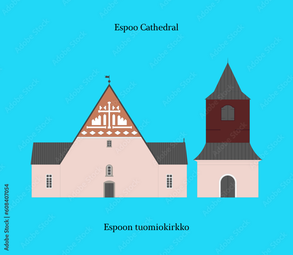 Espoo Cathedral in Espoo, Finland Espoo Cathedral in Espoo, Finland