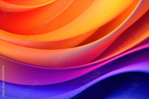 Iridescent colorful vibrant holographic gradient background