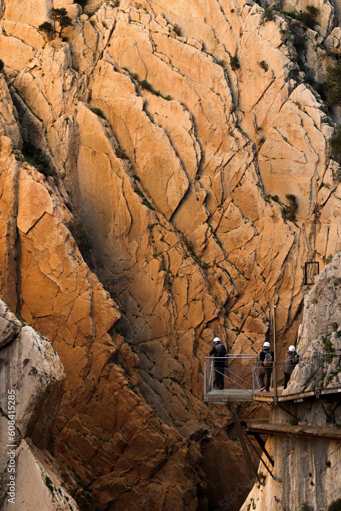 Obraz premium formations in the spain called Caminito del Rey