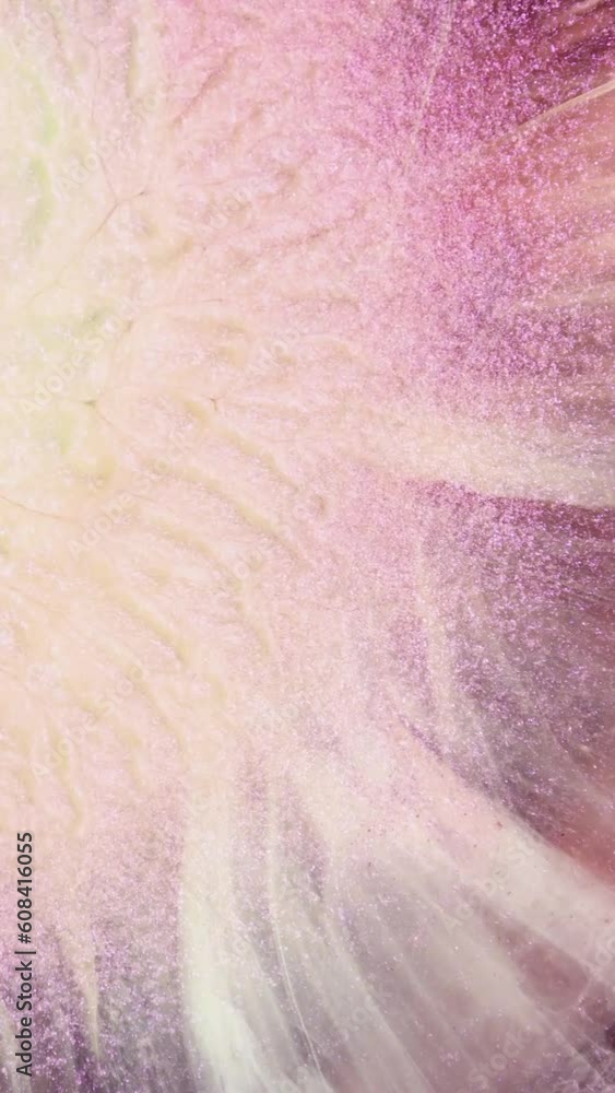 Water liquid sparkle abstract background texture. Liquid smoke background video, creative slow motion fluid art. Mixing marble texture with paint material for business use. 