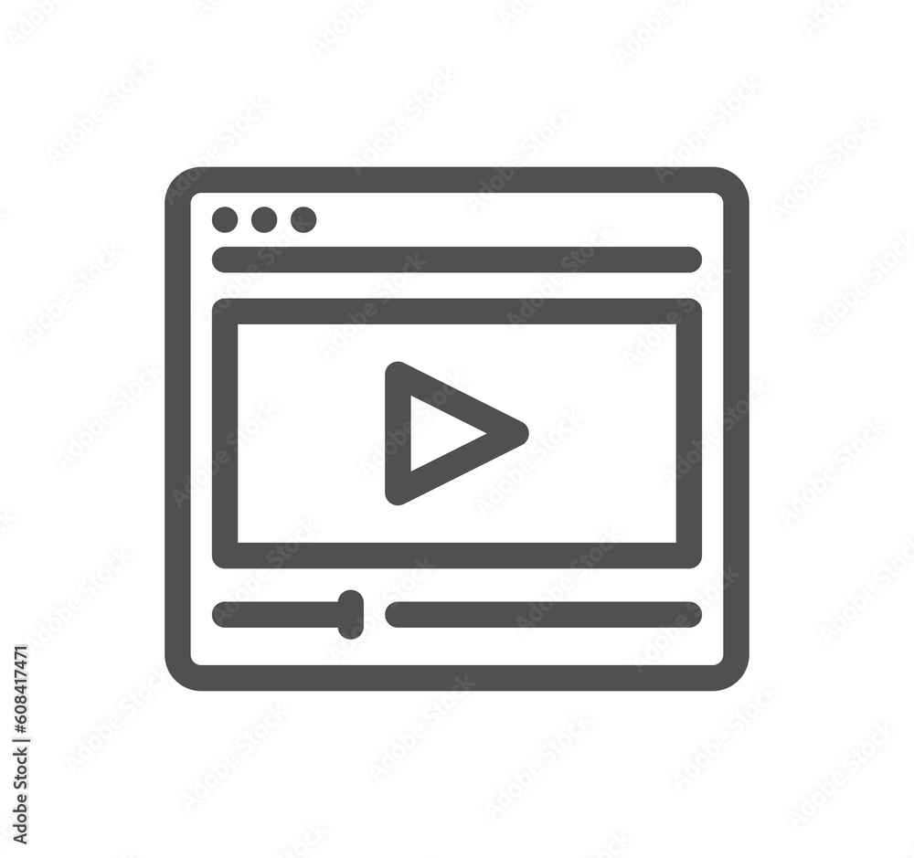 Online education related icon outline and linear symbol. Online education related icon outline and linear symbol.
