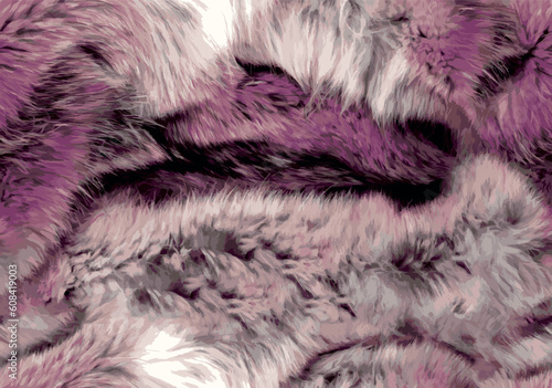 abstract animal fur pattern vector	
