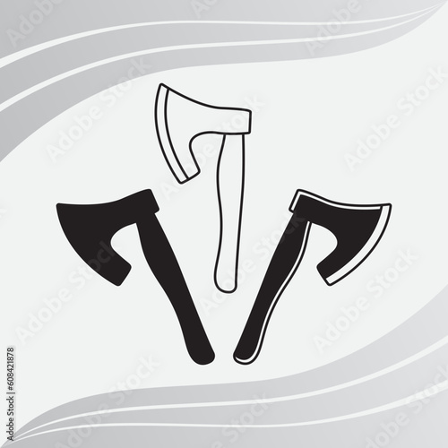 Axe, Axe Silhouette,Lumberjack Svg, Axe SVG, Axe Clipart, Cross Axe, Woodcutter svg